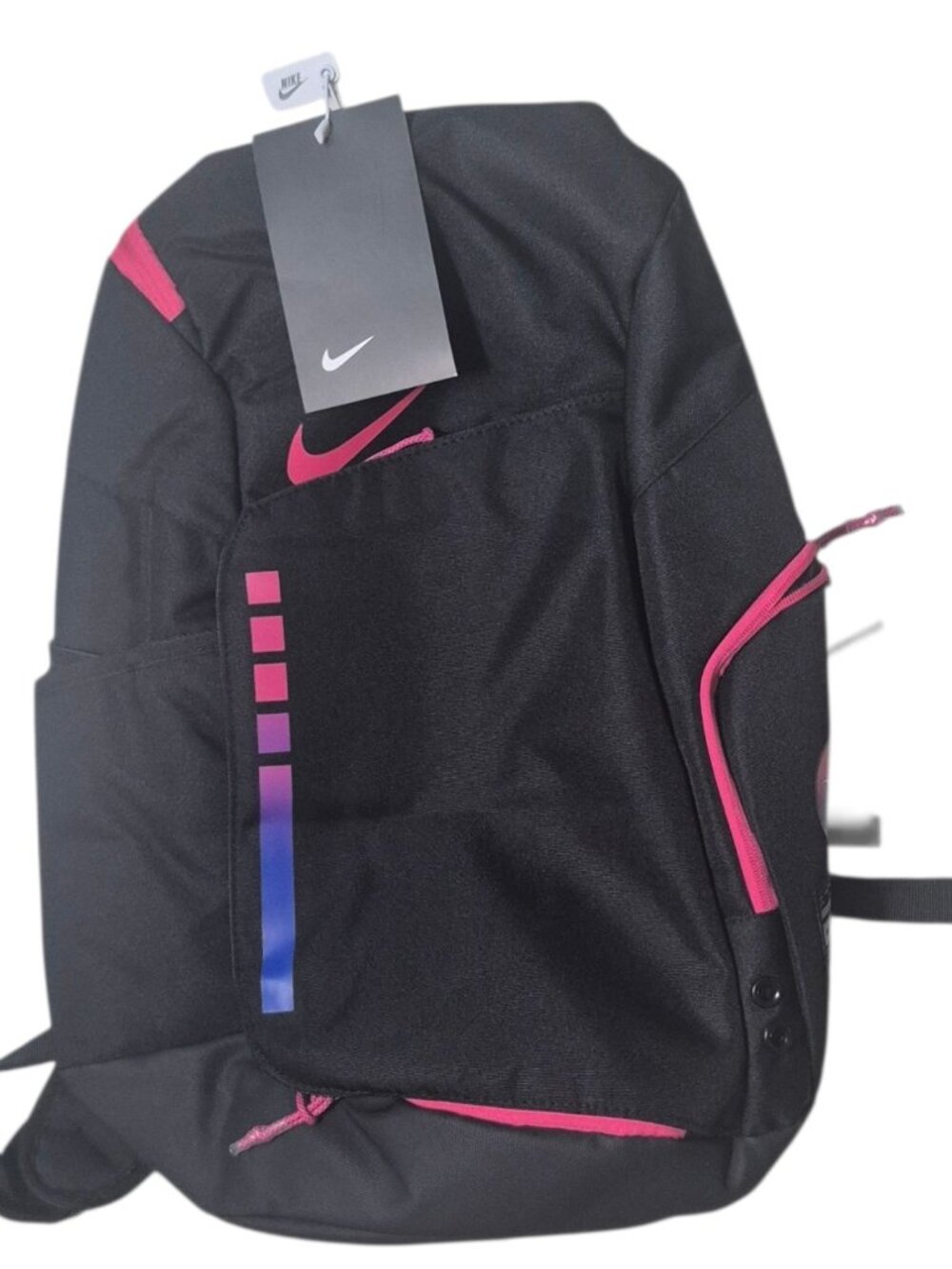 Nike Hoops Elite Pro Kayyow Backpack 32L Black Pink/Purple Gradient NWT